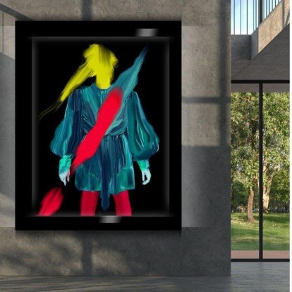 To design concept store της Αθήνας που φιλοξενεί τα έργα του Ιταλού καλλιτέχνη Luca de Salvia