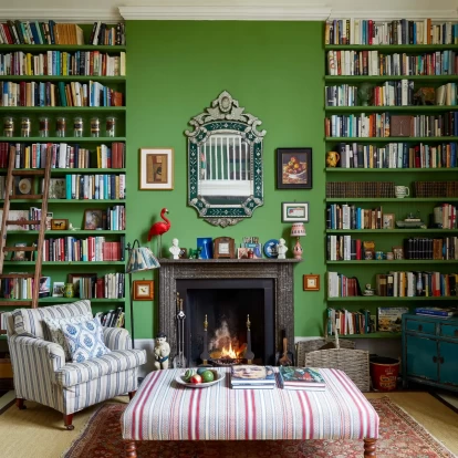 Μυηθείτε στη γοητευτική ατμόσφαιρα μιας πολύχρωμης κατοικίας του Λονδίνου 